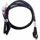 Microchip Technology 2305500-R cable Serial Attached SCSI (SAS) 0,8 m Negro, Multicolor